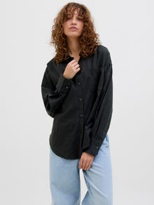 Jack & Jones Kadın Keten Gömlek - Jamie -Black - 12269668