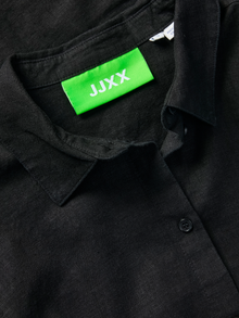 Jack & Jones Kadın Keten Gömlek - Jamie -Black - 12269668