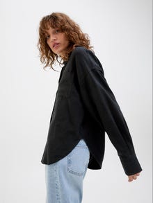 Jack & Jones Kadın Keten Gömlek - Jamie -Black - 12269668