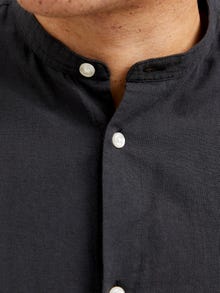 Jack & Jones Büyük Beden Keten Karışımlı Gömlek - Breeze -Black - 12270008