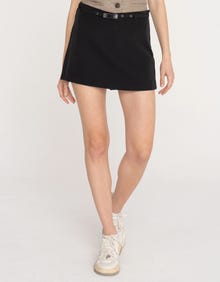 Jack & Jones Kadın Kemer Detaylı Şort Etek - Sofıa -Black - 12270978