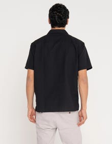Jack & Jones Erkek Kısa Kollu Gömlek - Luke -Black - 12271099
