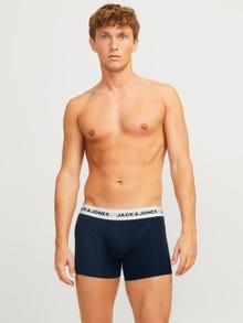 Jack & Jones Erkek 3'lü Boxer Paketi - Joe -Navy Blazer - 12271554