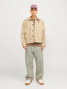 Jack & Jones Erkek Ron 265 Baggy Fıt Jean -Blue Denim - 12271800