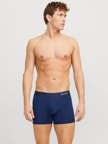 Jack & Jones Erkek 3'lü Boxer Paketi - Crew -Bering Sea - 12272181