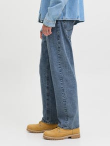 Jack & Jones Erkek Eddıe 060 Loose Fıt Jean -Blue Denim - 12272760