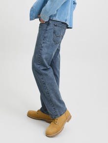 Jack & Jones Erkek Eddıe 060 Loose Fıt Jean -Blue Denim - 12272760