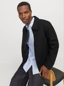 Jack & Jones Erkek Polo Yaka Ceket - Boston -Black - 12272873