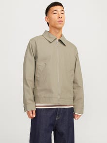 Jack & Jones Erkek Polo Yaka Ceket - Boston -Silver Sage - 12272873