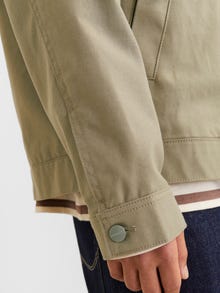 Jack & Jones Erkek Polo Yaka Ceket - Boston -Silver Sage - 12272873
