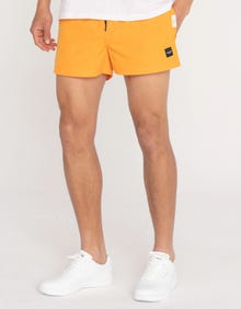 Jack & Jones Erkek Logo Detaylı Kısa Deniz Şortu - Bora -Iceland Poppy - 12273045