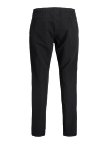 Jack & Jones Rahat Kalıp Orta bel Katlanmış etek uçları Joggers -Black - 12273285