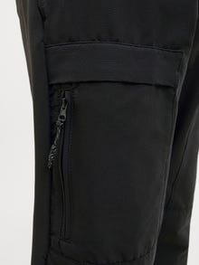 Jack & Jones Rahat Kalıp Orta bel Katlanmış etek uçları Joggers -Black - 12273285