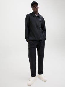 Jack & Jones Rahat Kalıp Orta bel Katlanmış etek uçları Joggers -Black - 12273285