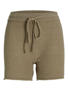 Jack & Jones Kadın Triko Şort - Mara -Coriander - 12274335