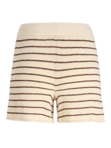 Jack & Jones Kadın Triko Şort - Mara -Bone White - 12274335