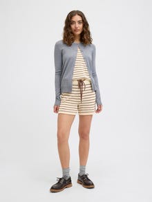 Jack & Jones Kadın Triko Şort - Mara -Bone White - 12274335