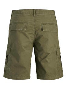 Jack & Jones Erkek Rahat Kalıp Kargo Şort - Cole -Olive Night - 12274389