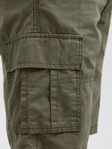 Jack & Jones Erkek Rahat Kalıp Kargo Şort - Cole -Olive Night - 12274389