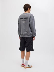 Jack & Jones Erkek Rahat Kalıp Kargo Şort - Cole -Black - 12274389