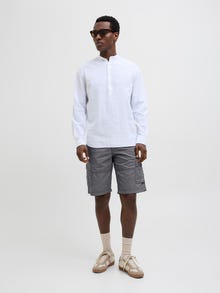 Jack & Jones Erkek Rahat Kalıp Kargo Şort - Cole -Castlerock - 12274389