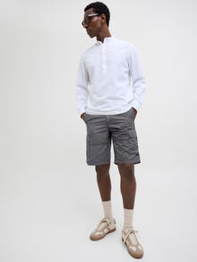 Jack & Jones Erkek Rahat Kalıp Kargo Şort - Cole -Castlerock - 12274389