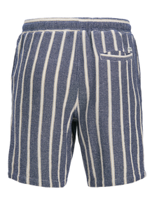 Jack & Jones Erkek Çizgili Jogger Şort - Aıden -Ocean Cavern - 12274413
