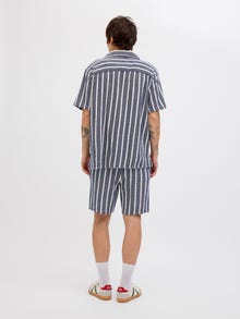 Jack & Jones Erkek Çizgili Jogger Şort - Aıden -Ocean Cavern - 12274413