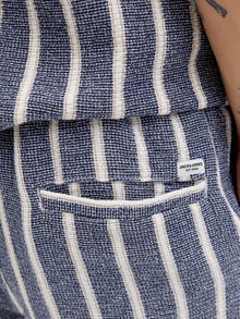 Jack & Jones Erkek Çizgili Jogger Şort - Aıden -Ocean Cavern - 12274413