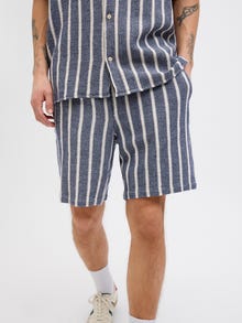 Jack & Jones Erkek Çizgili Jogger Şort - Aıden -Ocean Cavern - 12274413