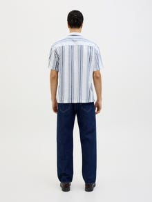 Jack & Jones Erkek Keten Karışımlı Gömlek - Summer -Ashley Blue - 12274913