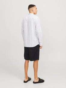 Jack & Jones Erkek Keten Şort - Jaıden -Black - 12274968