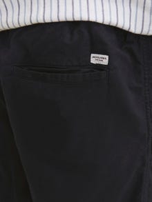 Jack & Jones Erkek Keten Şort - Jaıden -Black - 12274968