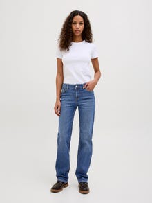 Jack & Jones Kadın Slım Straıght Jean - Nıce -Medium Blue Denim - 12275469