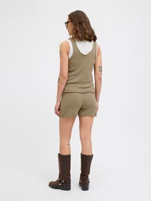 Jack & Jones Kadın Kalın Askılı Triko Bluz - Amara -Coriander - 12275494