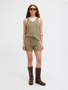 Jack & Jones Kadın Kalın Askılı Triko Bluz - Amara -Coriander - 12275494