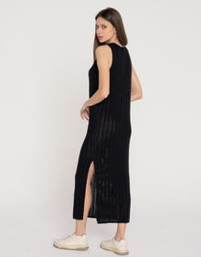 Jack & Jones Kadın Yırtmaç Detaylı Elbise - Ella -Black - 12275496