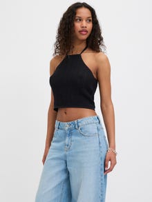 Jack & Jones Kadın Boyundan Bağlamalı Bluz - Zoella -Black - 12275501