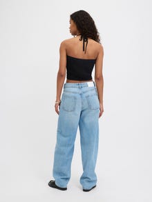 Jack & Jones Kadın Boyundan Bağlamalı Bluz - Zoella -Black - 12275501