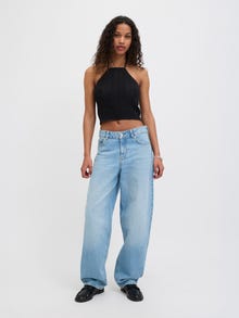Jack & Jones Kadın Boyundan Bağlamalı Bluz - Zoella -Black - 12275501