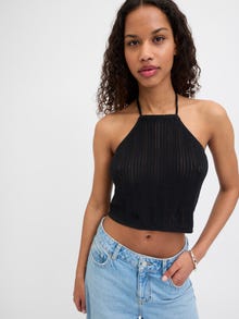 Jack & Jones Kadın Boyundan Bağlamalı Bluz - Zoella -Black - 12275501