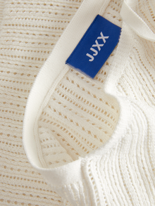Jack & Jones Kadın Boyundan Bağlamalı Bluz - Zoella -Vanilla Ice - 12275501