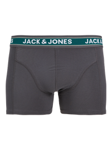 Jack & Jones Erkek 5'li Boxer Paketi - Evan -Asphalt - 12275751
