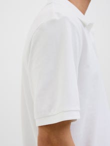 Jack & Jones Büyük Beden Polo Tişört - Kane -White - 12276721