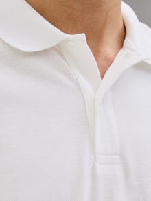 Jack & Jones Büyük Beden Polo Tişört - Kane -White - 12276721