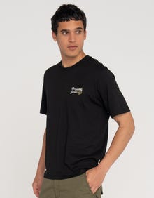 Jack & Jones Erkek Nakışlı Tişört - Almerıa -Black - 12276787