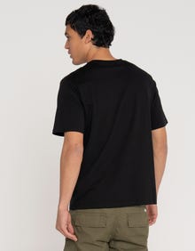 Jack & Jones Erkek Nakışlı Tişört - Almerıa -Black - 12276787