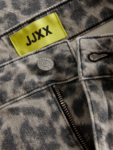Jack & Jones Kadın Leopar Desen Etek - Sarah -Thunderstorm - 12276793