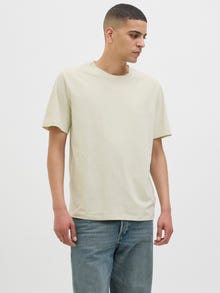 Jack & Jones Erkek Göğüs ve Sırt Baskılı Tişört - Canggu -Celadon Tint - 12276819