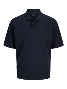 Jack & Jones Erkek Polo Tişört - Blaryan -Night Sky - 12276851